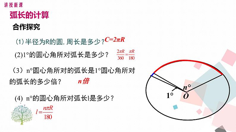 苏科版九年级数学上册 2.7 弧长及扇形的面积课件PPT第4页