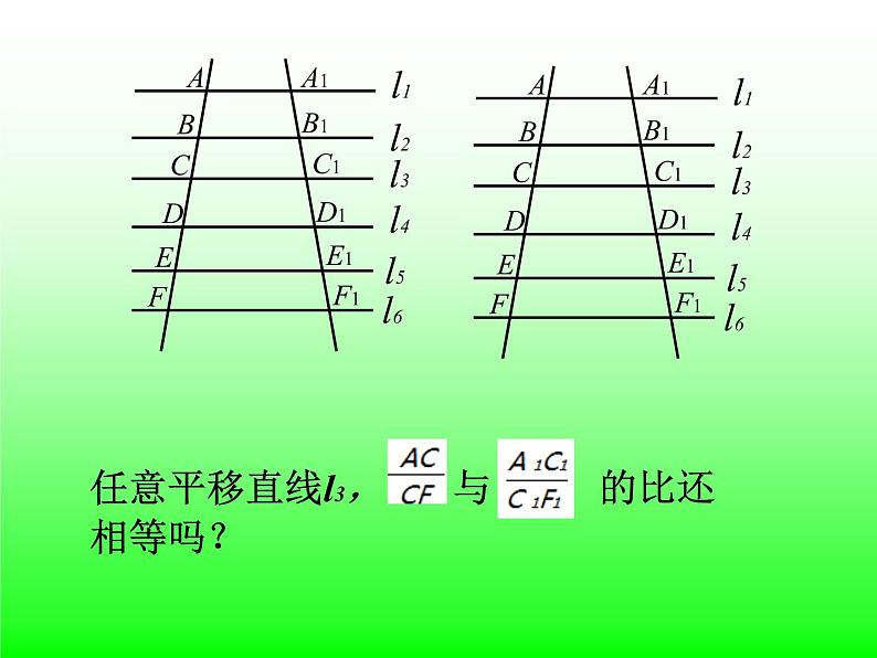 25.2平行线分线段成比例 冀教版数学九年级上册 课件 (2)04