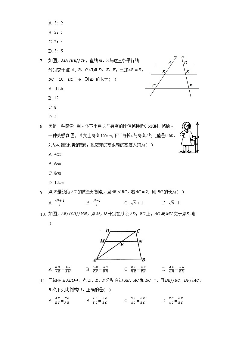 3.6比和比例 同步练习青岛版初中数学八年级上册02