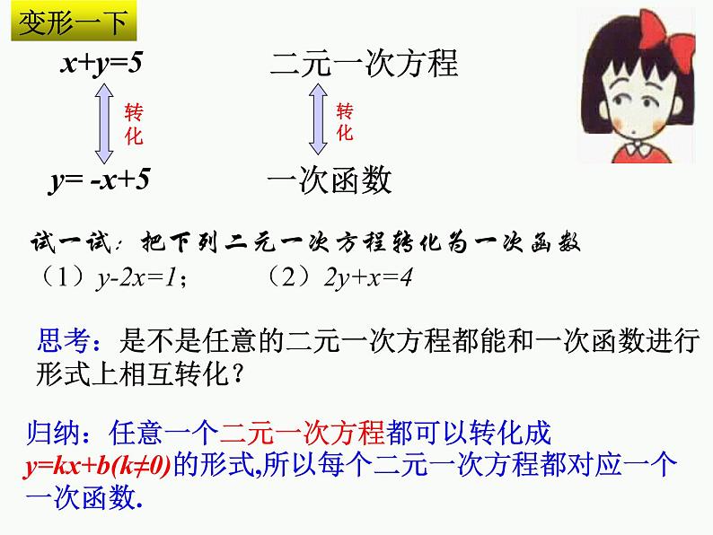 2021-2022北师大版八年级数学上册5.6 二元一次方程与一次函数课件（25张）第6页