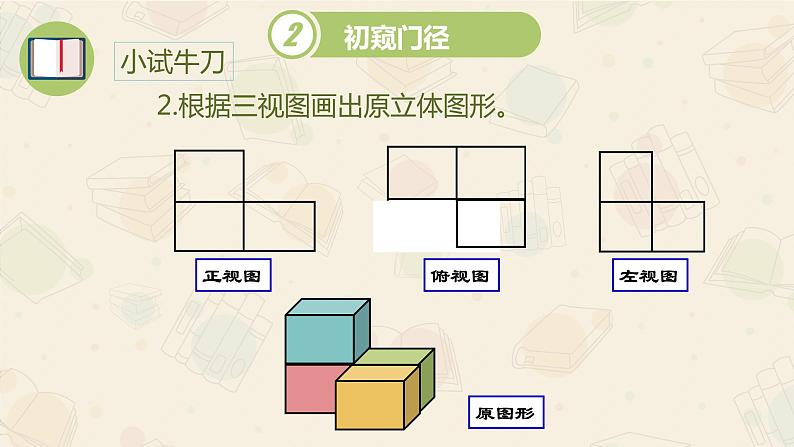 2021-2022华东师大版七年级数学上册课件：4.2.2由视图到立体图形（15张）第7页