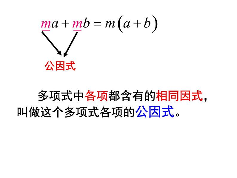 2021-2022人教版八年级上册数学课件：14.3.1提公因式法（27张）06