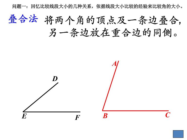 2021-2022北师大版数学七年级上册4.4角的比较课件（15张）第3页