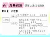 九年级数学下册第25章投影与视图25.1投影25.1.2正投影作业课件沪科版