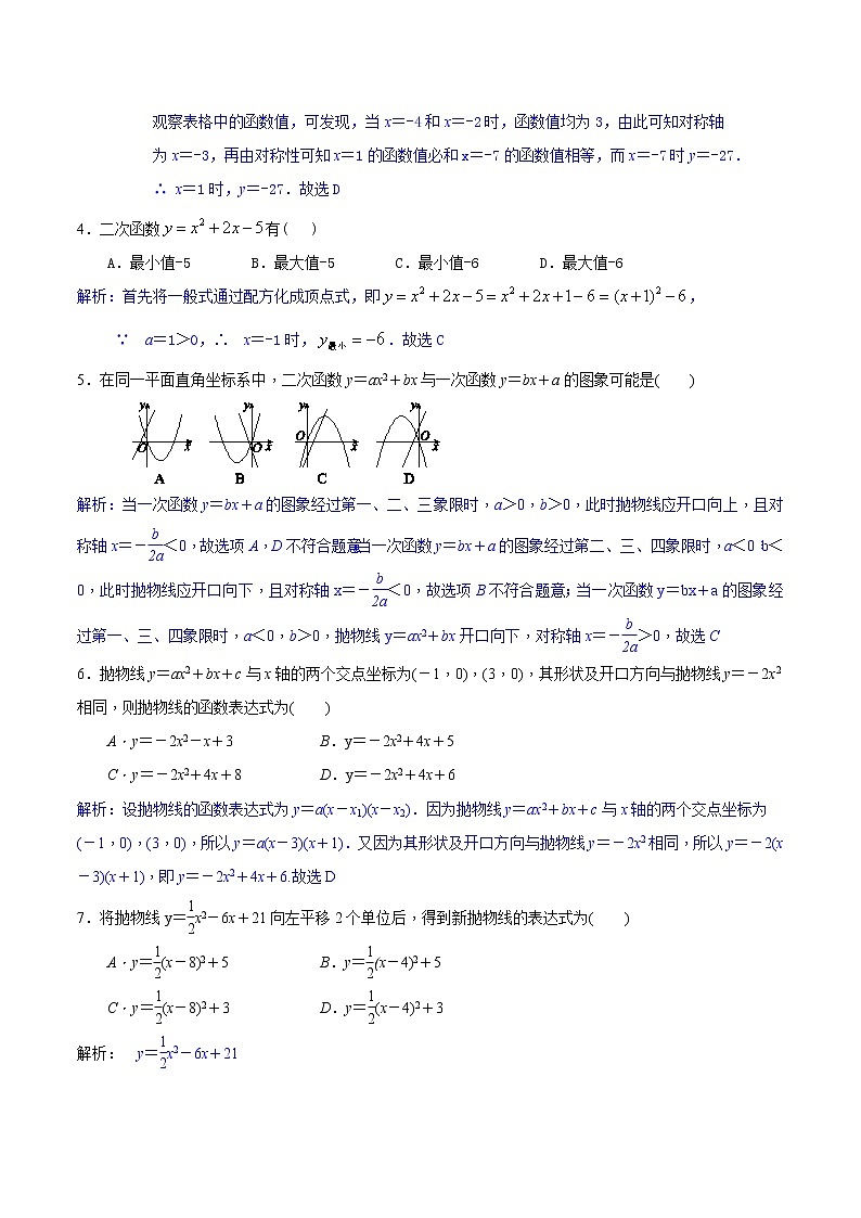21.3二次函数的解析式（解析版）第2页