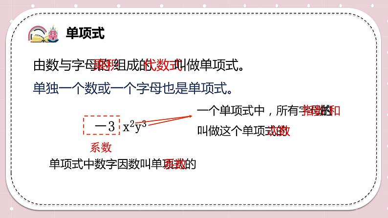 3.3整式-北师大版七年级数学上册课件第7页