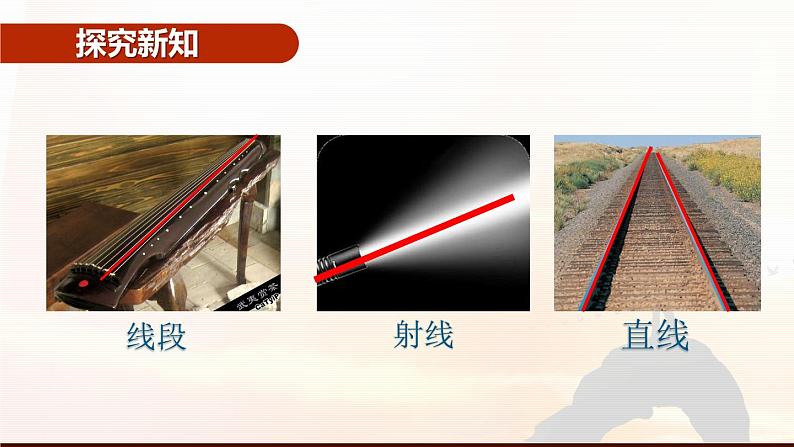 4.1.2线段、直线、射线-北师大版七年级数学上册课件第3页