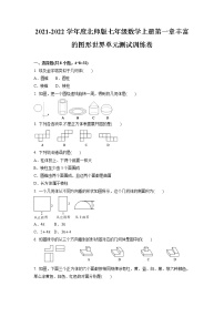 北师大版七年级上册第一章 丰富的图形世界综合与测试单元测试练习