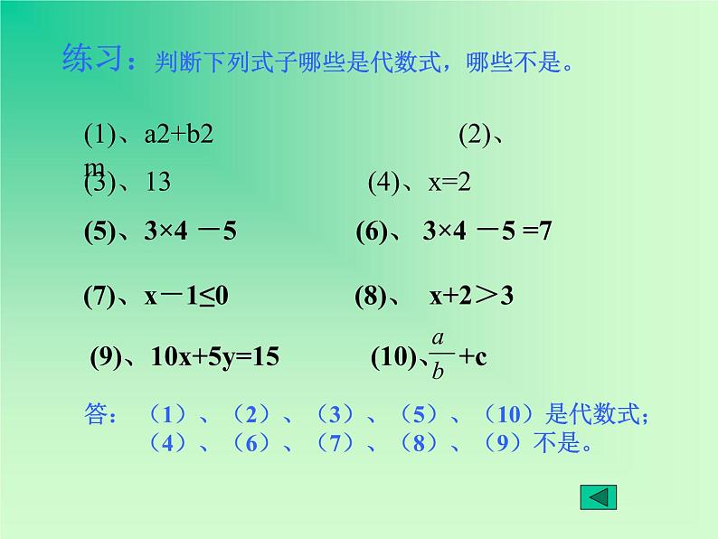 3.2 代数式（44） 课件 2021-2022学年北师大版数学七年级上册05