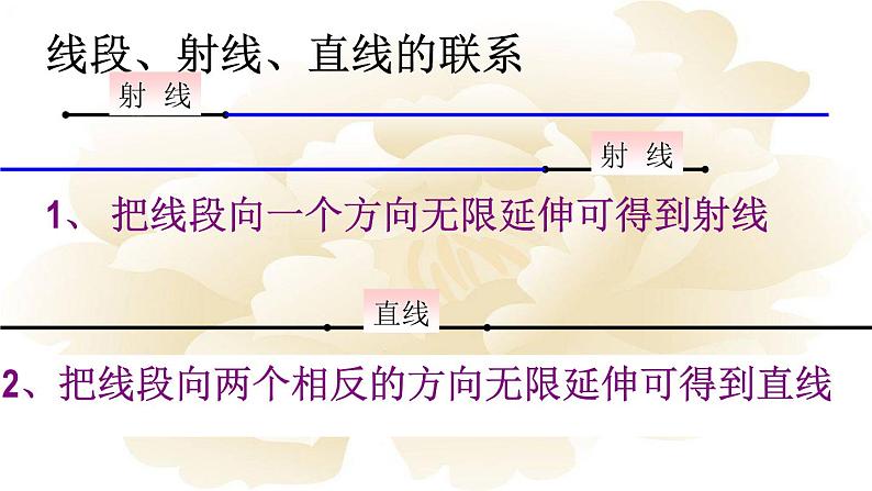 4.2直线、射线、线段 人教版数学七年级上册 课件1第3页