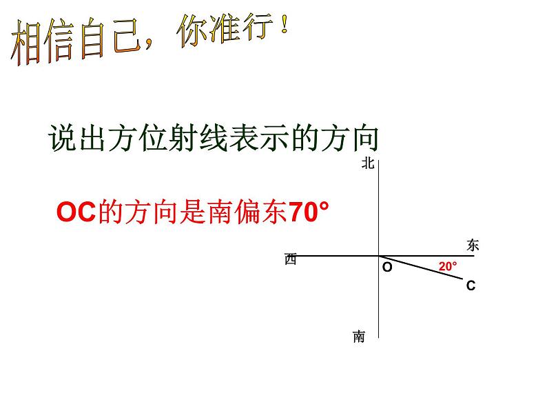 4.3.3余角和补角（方位角）人教版数学七年级上册 课件第7页