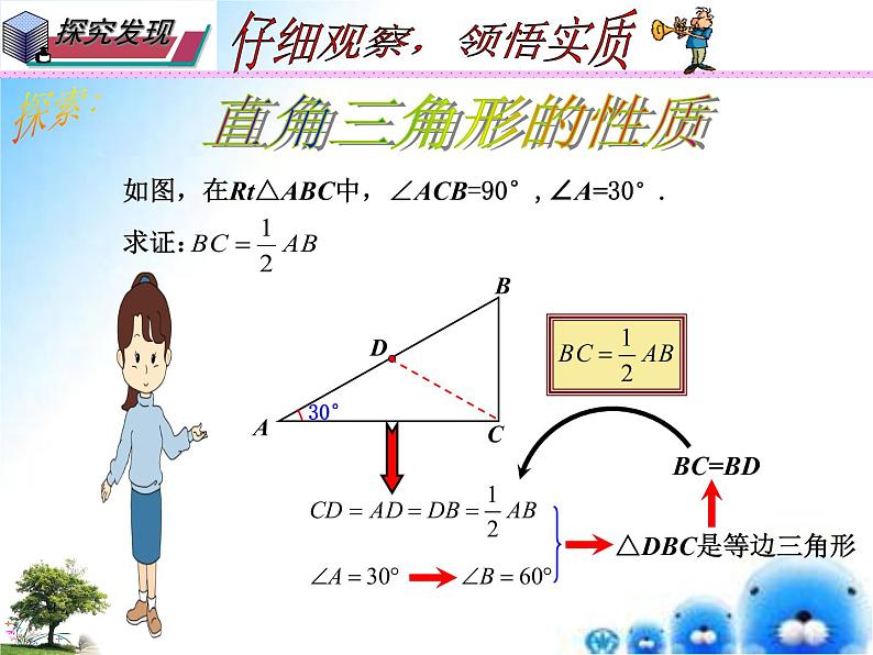 24.2 直角三角形的性质（第2课时）九年级数学上学期精品课件（华东师大版）第4页