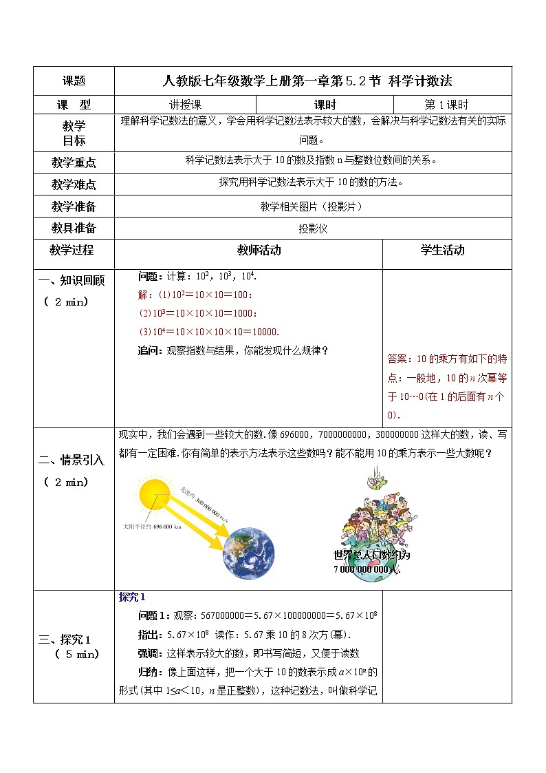 1.5.2科学记数法（课件+教案+练习）01