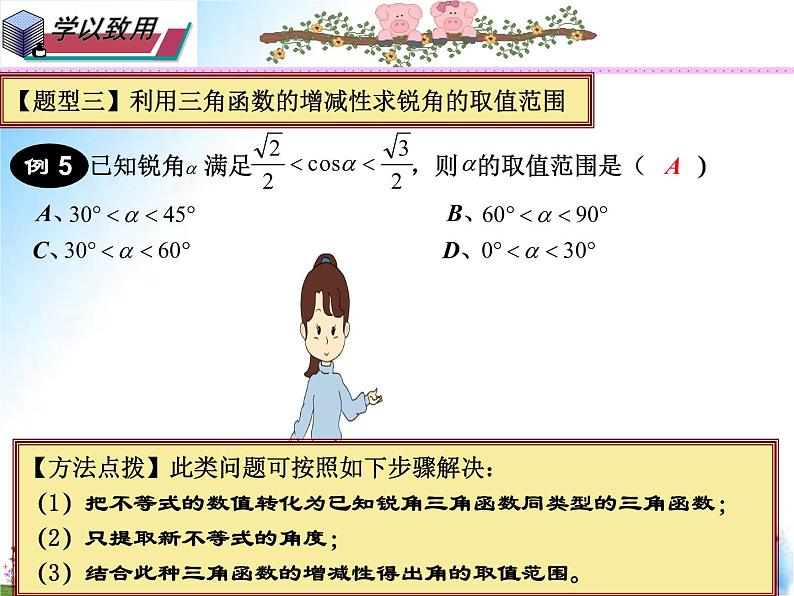 24.3锐角三角函数整合培优九年级数学上学期同步课件（华东师大版）08