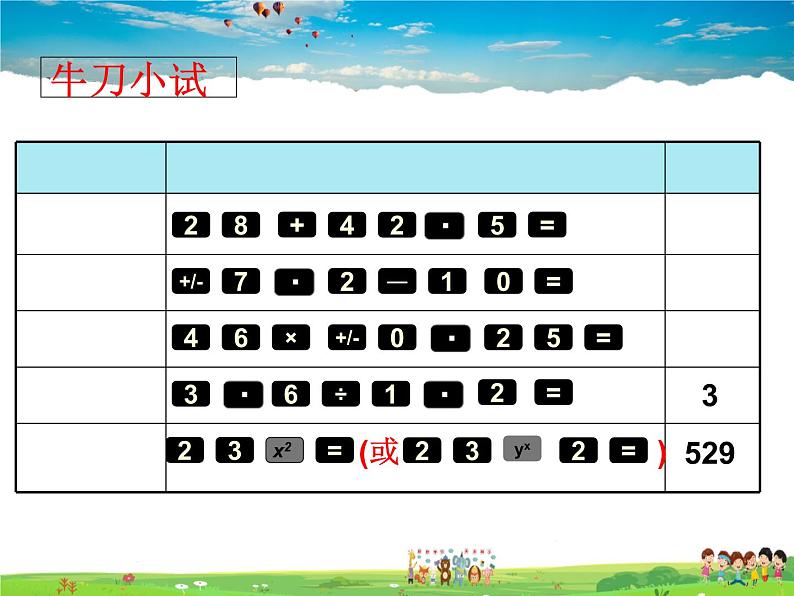 北师大版数学七年级上册-2.12 用计算器进行运算【教学课件】第6页