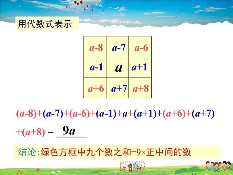 北师大版数学七年级上册-3.5 探索与表达规律【教学课件】08