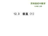 苏科版七年级数学上册6.5 垂直 课件