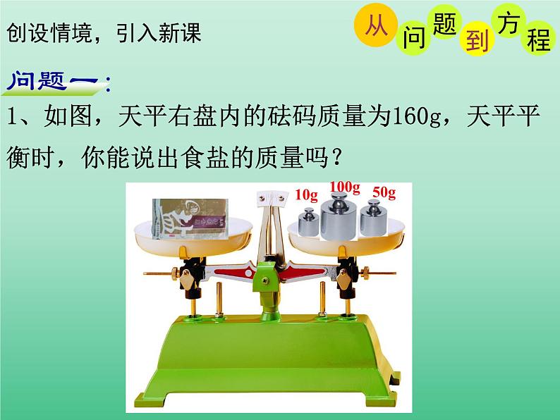 苏科版七年级数学上册4.1 从问题到方程_ 课件第2页