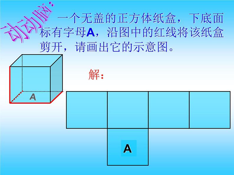 苏科版七年级数学上册5.3 展开与折叠_ 课件第3页