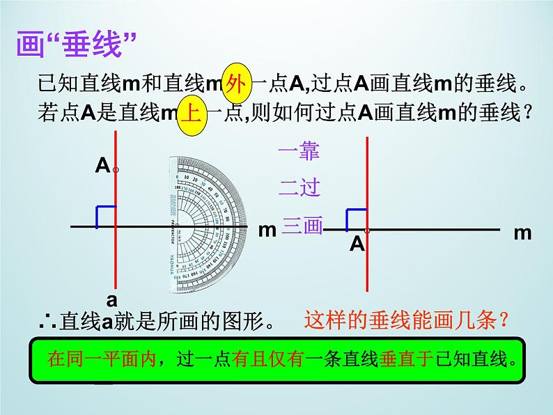 浙教版数学七年级上册 6.9 直线的相交_(1)（课件）05