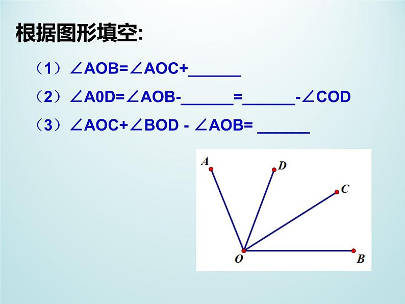 浙教版数学七年级上册 6.7 角的和差_（课件）03