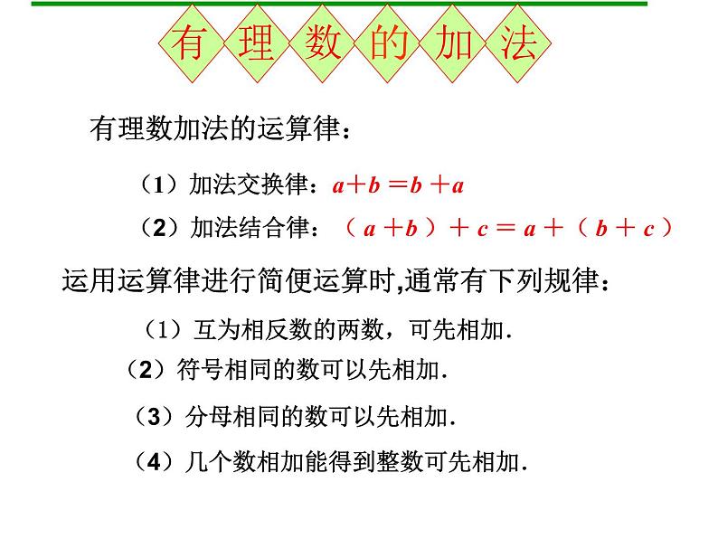 人教版七年级上册数学 1.3.1 有理数加法（2） 课件 课件第6页