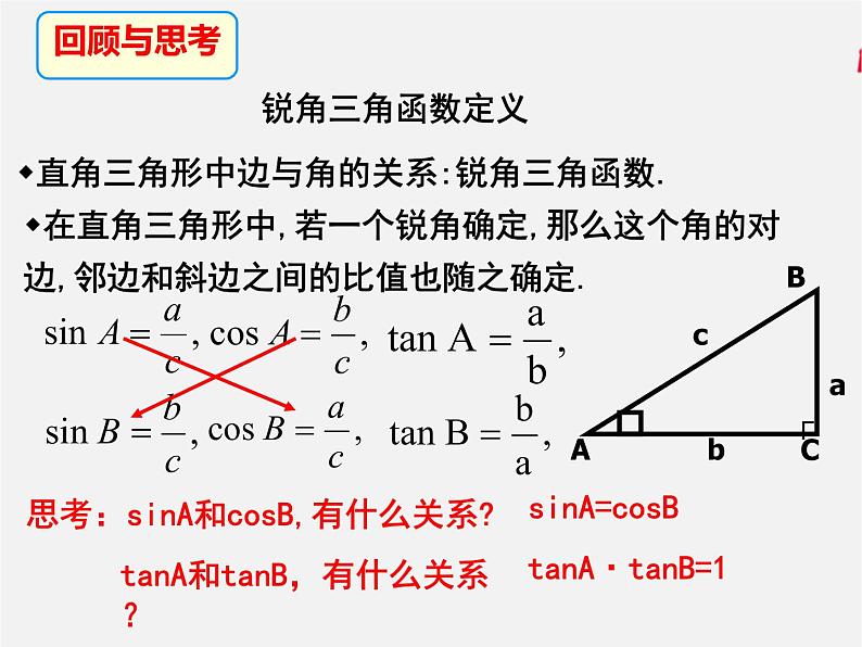 1.2 30度、45度、60度角的三角函数值（课件）九年级数学下册（北师版）第3页