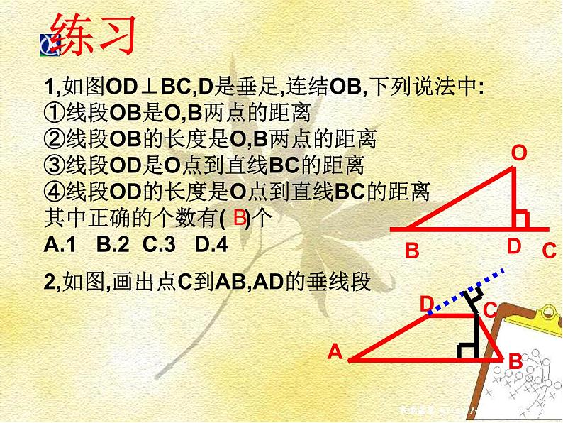 人教版七年级数学下册5.1.2 垂线(3)课件08