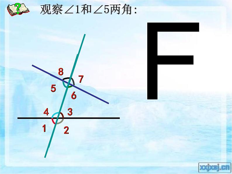 人教版七年级数学下册5.1.3同位角_内错角_同旁内角 课件第8页