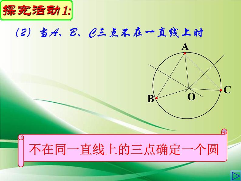 2021-2022学年苏科版九年级数学上册2.3确定圆的条件课件（23张）08