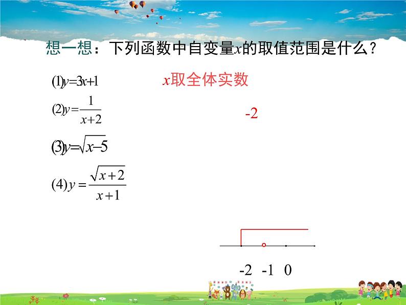 华师版数学八年级下册-17.1 第2课时 求自变量的取值范围与函数值课件PPT第8页