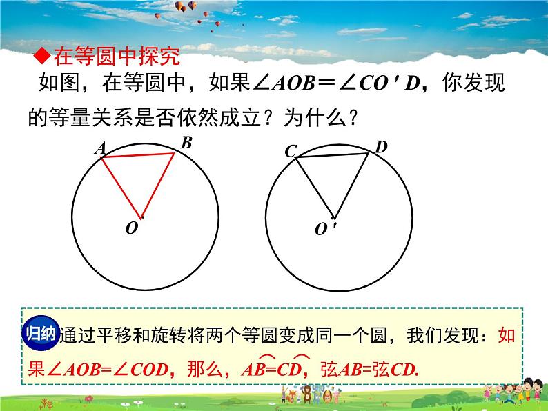 华师版数学九年级下册-27.1.2 第1课时 圆的对称性【教学课件】07