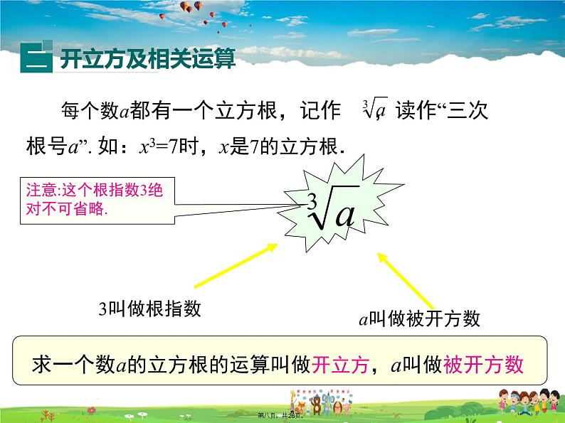 沪科版数学七年级下册-6.1.2 立方根【教学课件】第8页