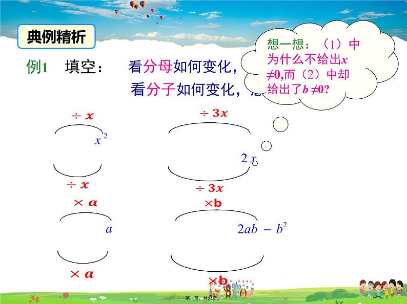 沪科版数学七年级下册-9.1 第2课时 分式的基本性质及约分【教学课件】第6页