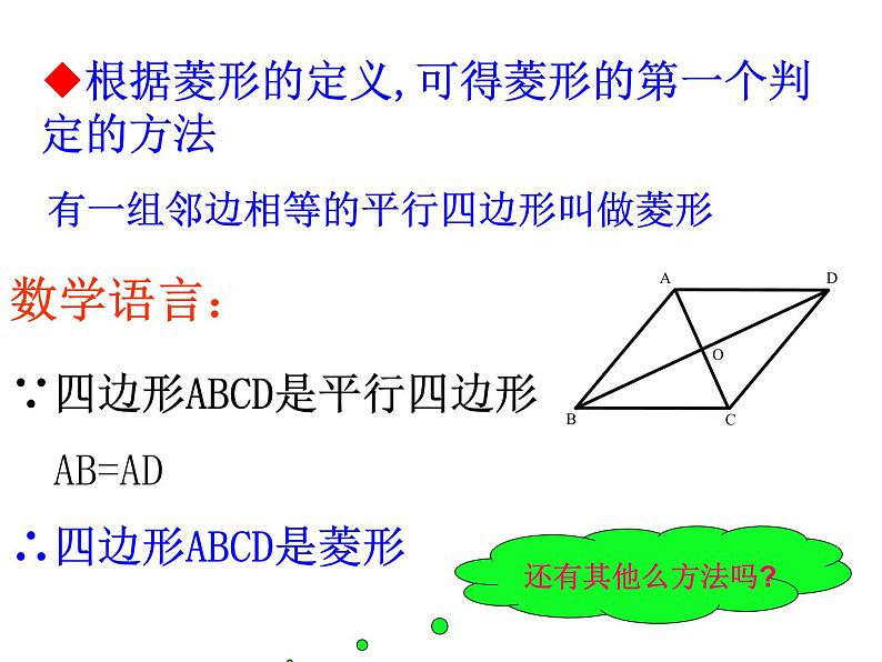 北师大版九年级上册第一章 1.1菱形的性质与判定（第二课时）课件PPT第5页