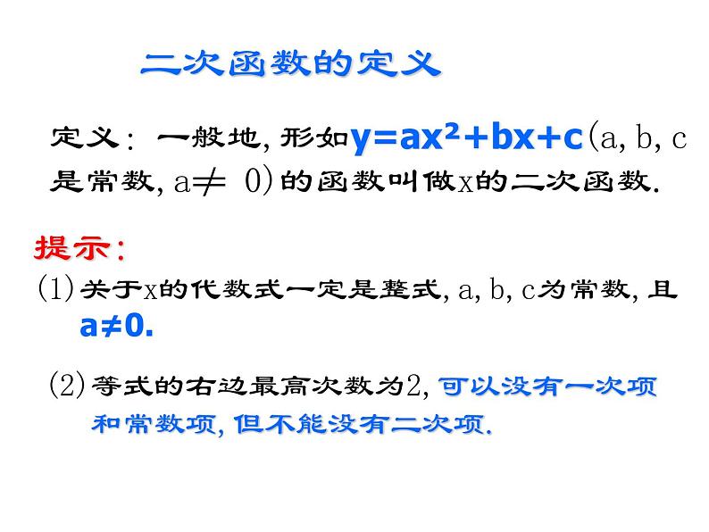 北师大版九年级下册第二章  第二章：二次函数回顾与思考（第一课时）课件PPT03