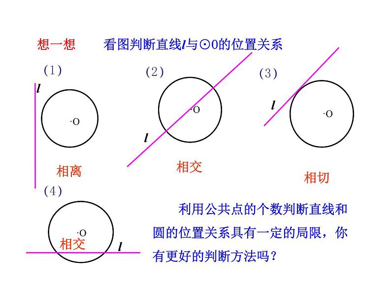 北师大版九年级下册第三章  3.6直线与圆的位置关系（第一课时）课件PPT第7页