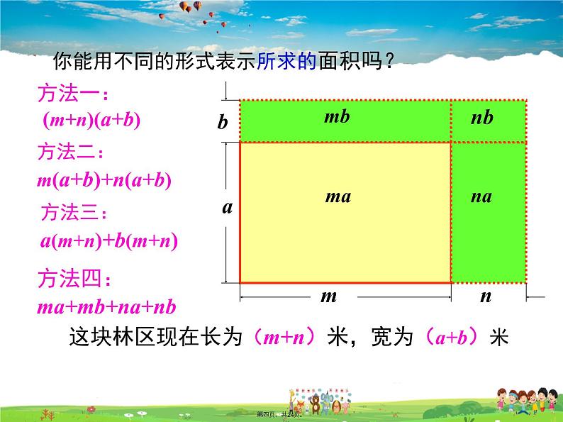 人教版数学八年级上册-14.1.4 第2课时 多项式与多项式相乘课件PPT04