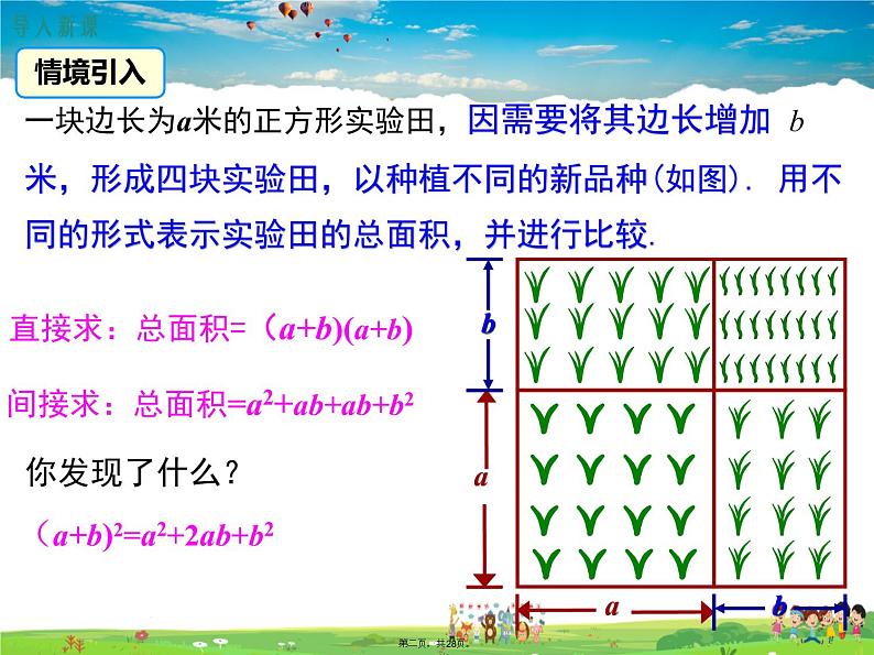 人教版数学八年级上册-14.2.2 完全平方公式课件PPT02