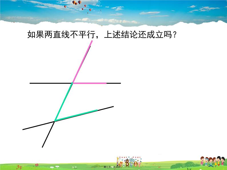 沪科版数学七年级下册-10.3 平行线的性质【教学课件】07