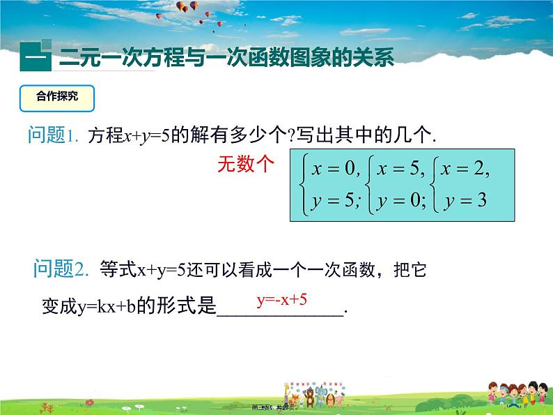 沪科版数学八年级上册-12.3 一次函数与二元一次方程【课件】03