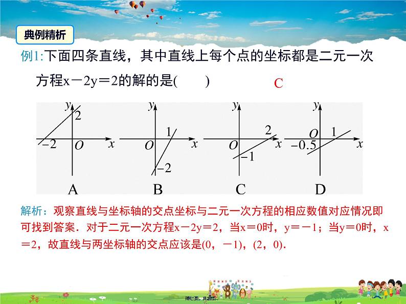 沪科版数学八年级上册-12.3 一次函数与二元一次方程【课件】07