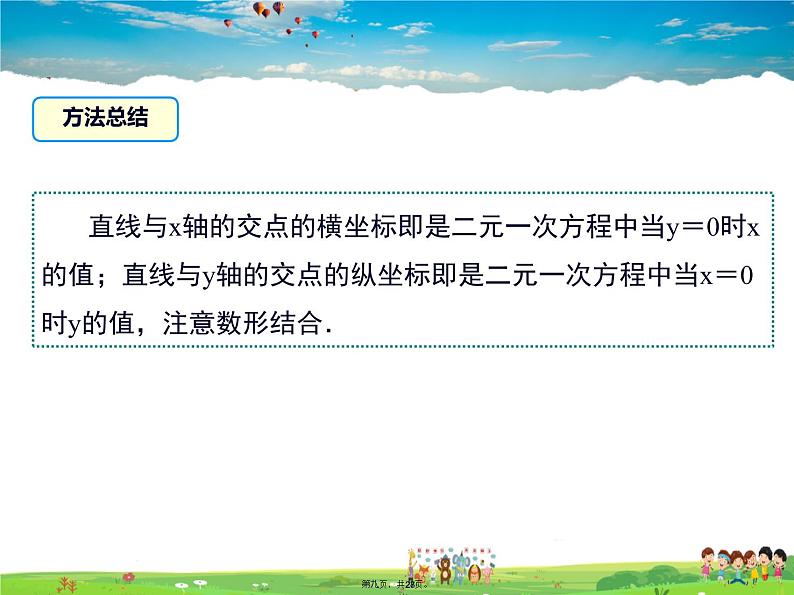 沪科版数学八年级上册-12.3 一次函数与二元一次方程【课件】08