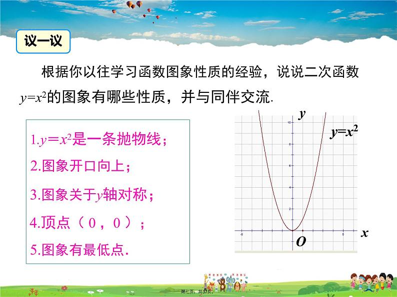 人教版数学九年级上册-22.1.2 二次函数y=ax2的图象和性质课件PPT06