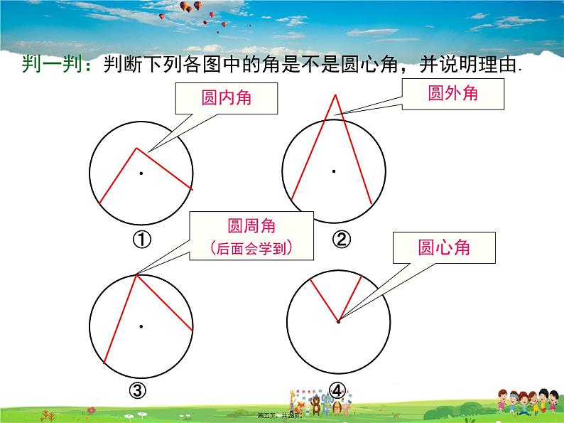 人教版数学九年级上册-24.1.3 弧、弦、圆心角课件PPT04