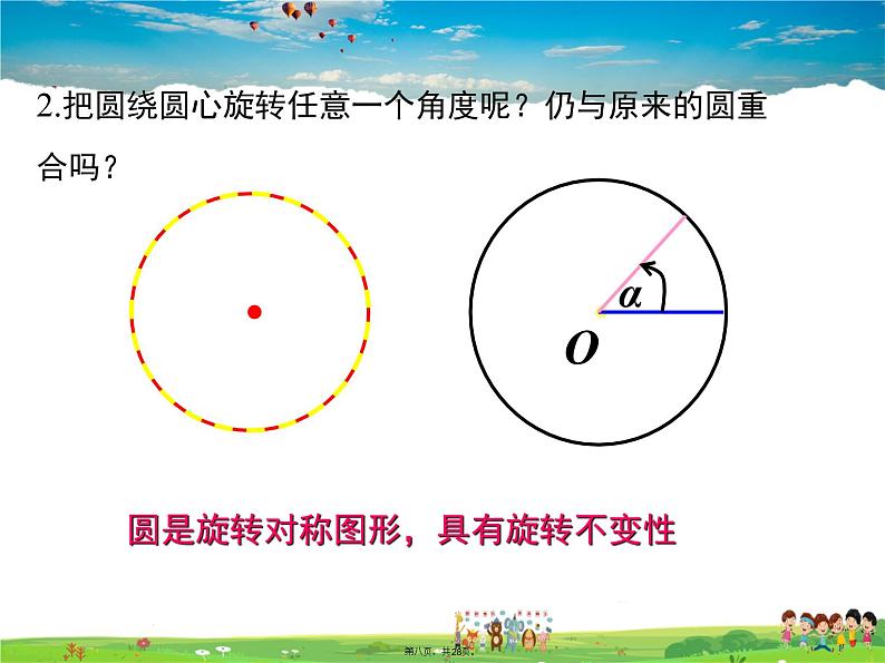 人教版数学九年级上册-24.1.3 弧、弦、圆心角课件PPT07