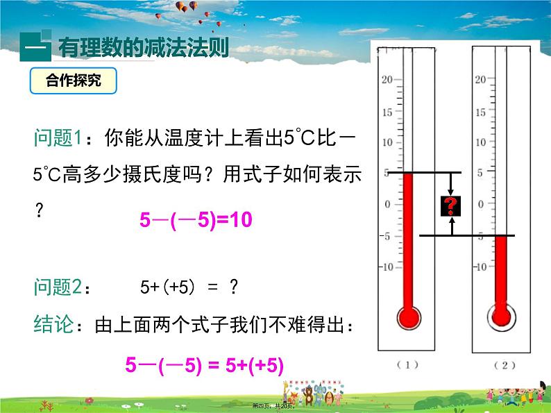 人教版数学七年级上册-1.3.2 第1课时 有理数的减法法则课件PPT03