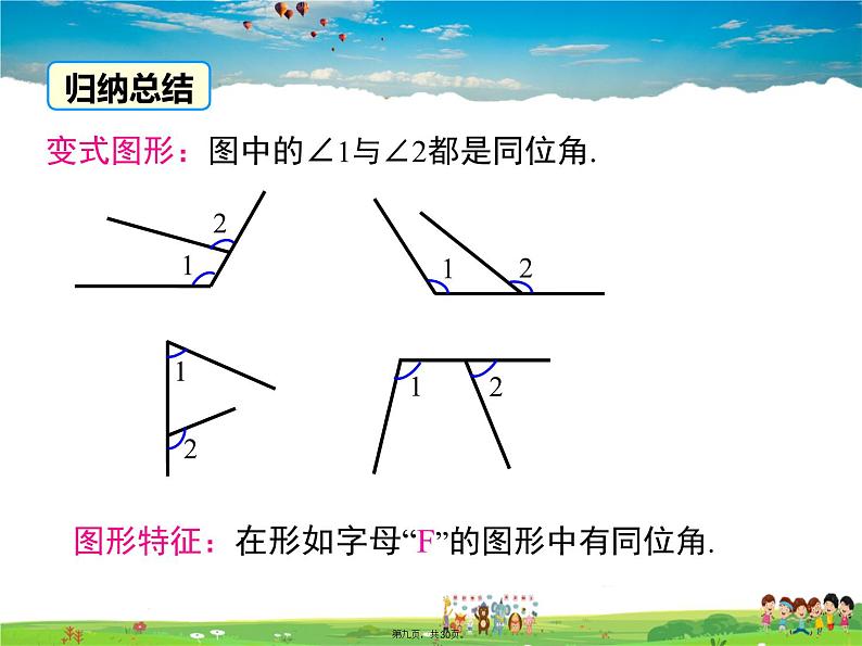 人教版数学七年级下册-5.1.3 同位角、内错角、同旁内角课件PPT08