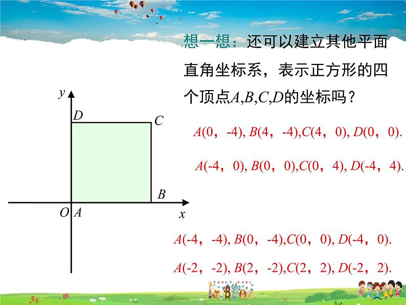 湘教版数学八年级下册-3.2 简单图形的坐标表示【课件】05