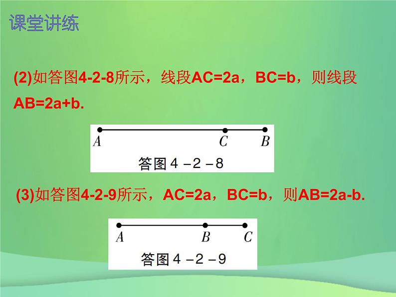 七年级数学上册第四章几何图形初步4.2直线射线线段第2课时直线射线线段二内文课件新版新人教版2018111415808